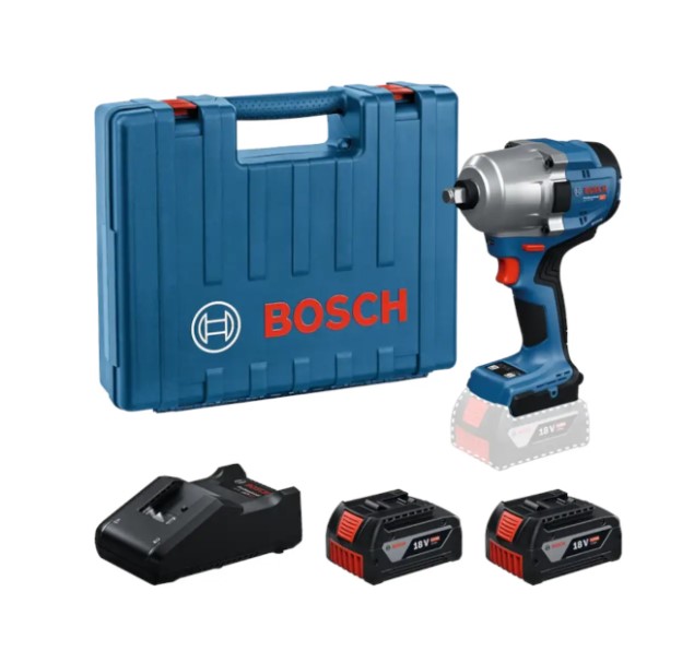 Bosch GDS 18V-780 Professional Cordless Impact Wrench – High Torque Power Tool for Automotive Repair, Heavy Duty Fastening, and Industrial Assembly Applications